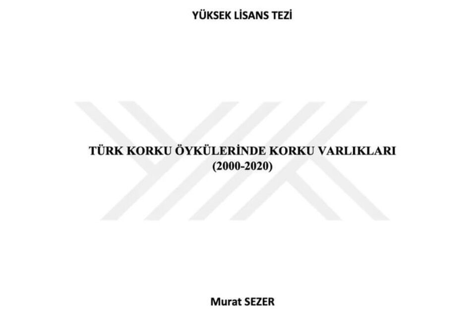 “Av” öykü kitabı Murat Sezer’in yüksek lisans tezinde